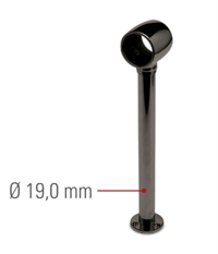 Antracit fodhviler Ø25,4 mm